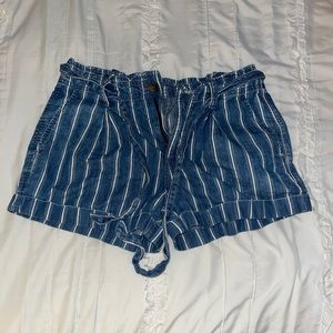American Eagle striped shorts
